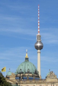 The Berlin Cathedral and Television Tower